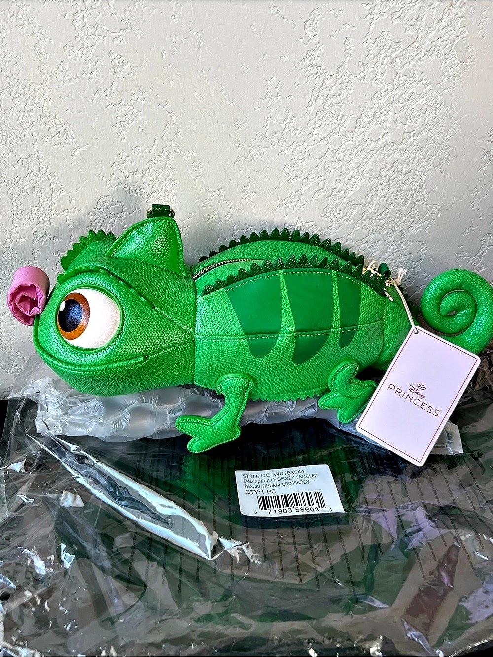 Loungefly Disney Tangled Pascal Figural Crossbody Bag - NWT